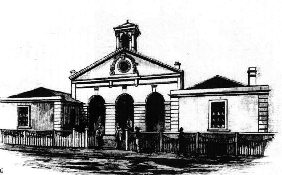 Armidale courthouse. Image: Illustrated Sydney News, Sat 5 Jul 1884, p.13. Reproduction: Peter de Waal Armidale courthouse. Image: Illustrated Sydney News, Sat 5 Jul 1884, p.13. Reproduction: Peter de Waal