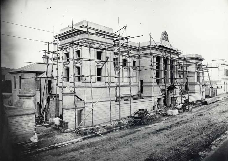 Newtown courthouse under construction during 1880s. Photo ID: SRNSW 4481_a026_000509.jpg Newtown courthouse under construction during 1880s. Photo ID: SRNSW 4481_a026_000509.jpg