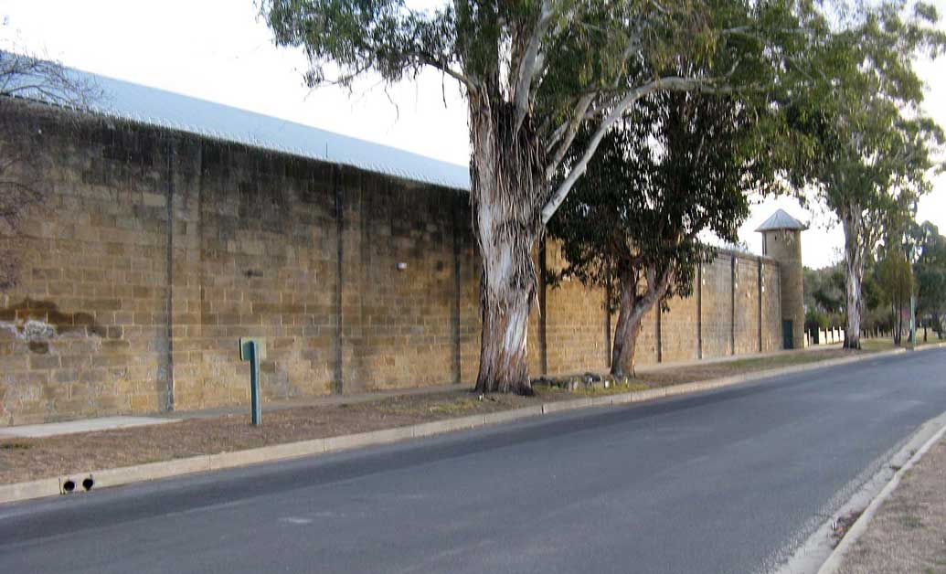 Cooma gaol side wall. Photo: Peter de Waal