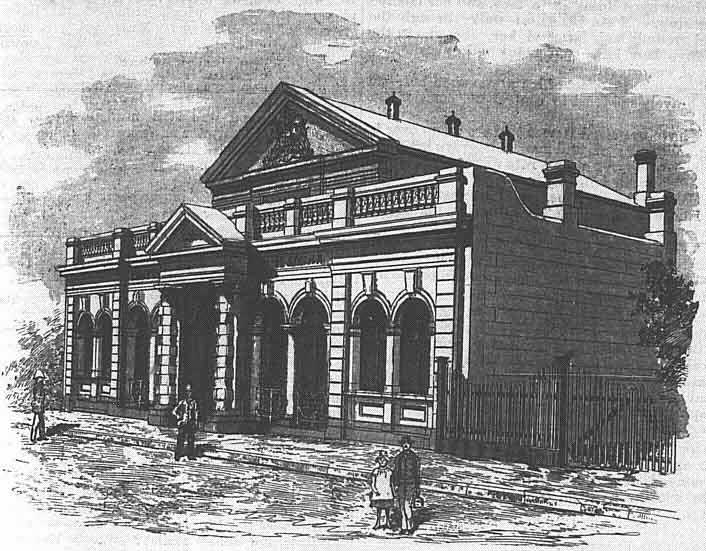 Paddington courthouse. Image: Australian Town and Country Journal, Sat 31 Aug 1889, p. 31. Reproduction: Peter de Waal