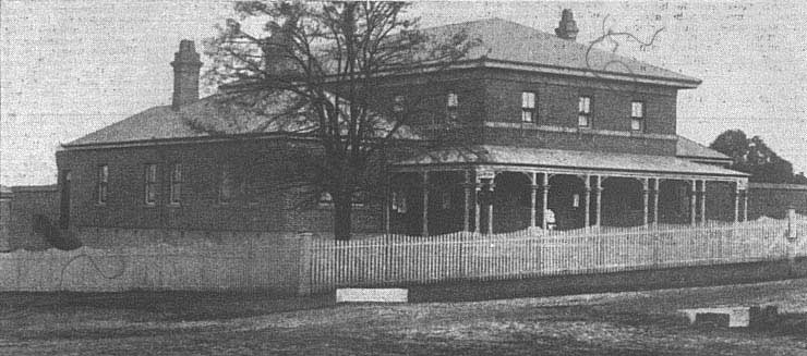Corowa courthouse, built c.1890. Image: Australian Town and Country Journal, Sat 8 Aug 1896, p. 26. Reproduction: Peter de Waal Corowa courthouse, built c.1890. Image: Australian Town and Country Journal, Sat 8 Aug 1896, p. 26. Reproduction: Peter de Waal