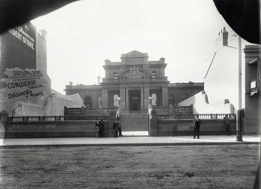Central police court, Liverpool Street, Sydney, opened 9 Aug 1892. Photo ID: SRNSW 4481_a026_000512.jpg