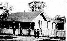 Tocumwal courthouse. Image: Australian Town and Country Journal, Sat 31 Oct 1896, p. 19. Reproduction: Peter de Waal