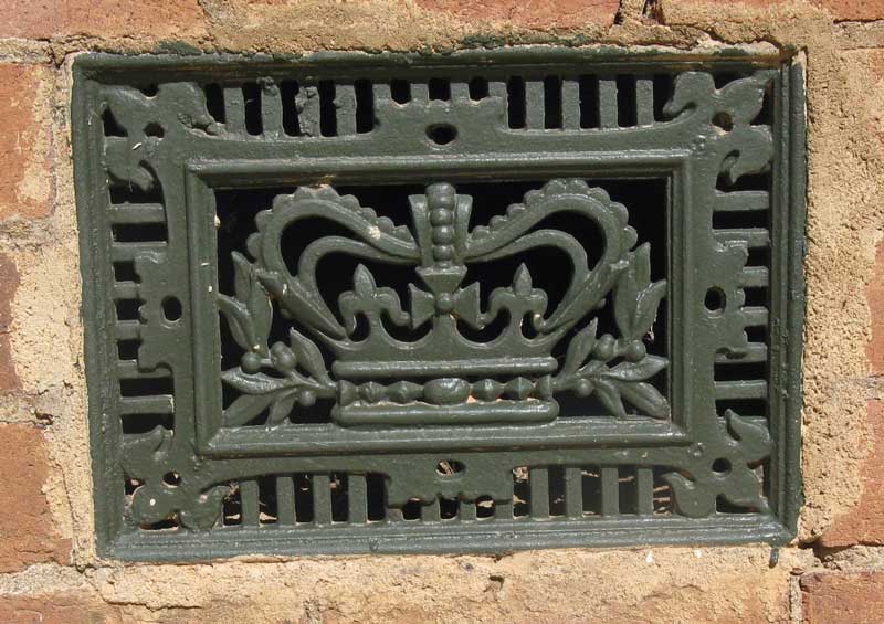Ventilation grill, Cootamundra courthouse. Photo: Peter de Waal