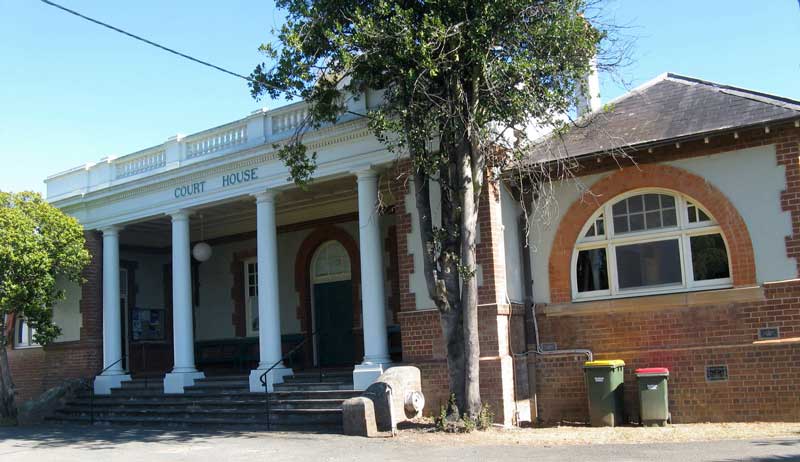 Braidwood courthouse, opened 1903. Photo: Peter de Waal