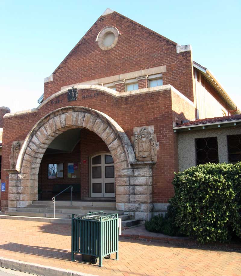Wellington courthouse opened 4 Dec 1912. Photo: Peter de Waal Wellington courthouse opened 4 Dec 1912. Photo: Peter de Waal