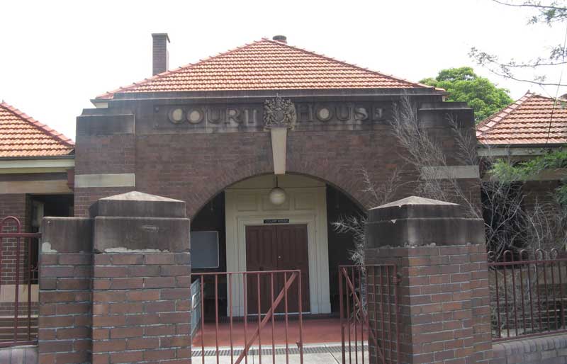 Ryde courthouse, opened 16 Feb 1924. Photo: Peter Bonsall-Boone