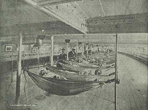 Sobraon boys in their hammocks. Image: The Australian Children’s Newspaper, Thu 30 Mar 1899, p. 8. Reproduction: Peter de Waal