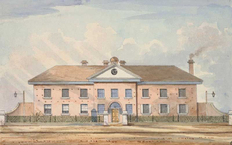 Carter’s Barracks, Sydney. Image: NSW State Library collection. Reproduction: Peter de Waal
