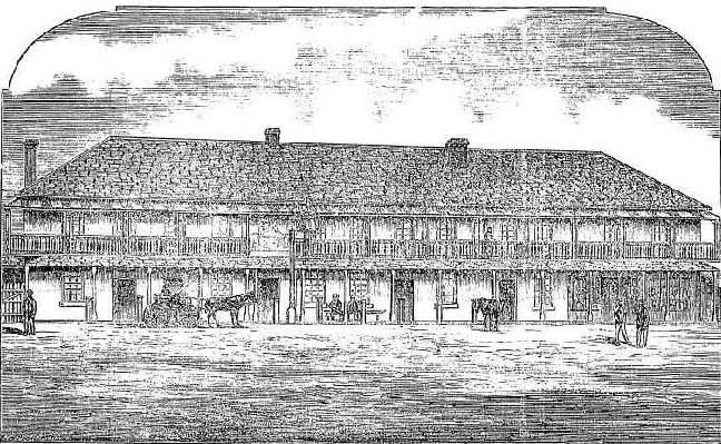 “The Australian Hotel is a fine brick building, having 120 feet frontage to Fitzmaurice Street,
