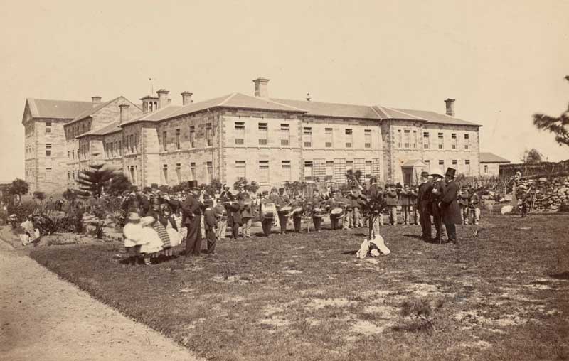 Destitute Children’s Asylum, Randwick, Sydney, 1866. Image: Vic State Library collection, H15193. Reproduction: Peter de Waal
