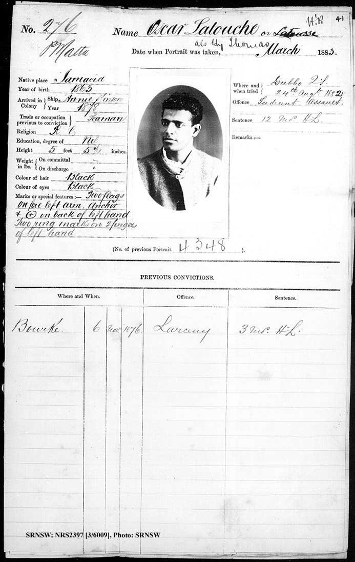 SRNSW: NRS2397, [3/6009], Parramatta photographic description book, 1880-1891, No. 276, p. 41, R5136. Emphasis added.