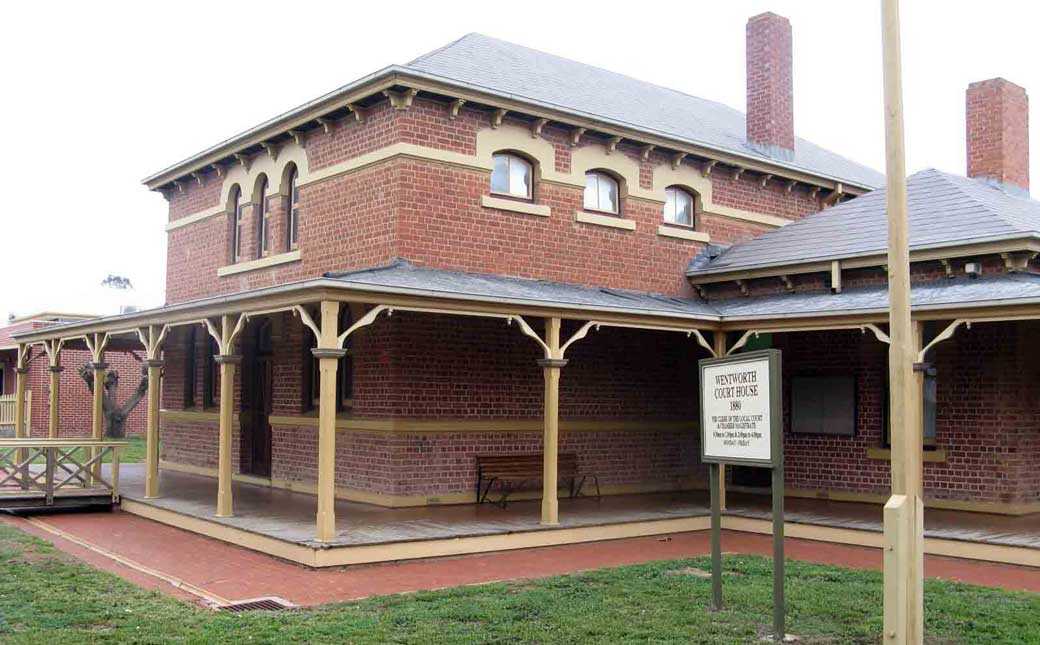 Wentworth courthouse, completed 1880. Photo: Peter Bonsall-Boone