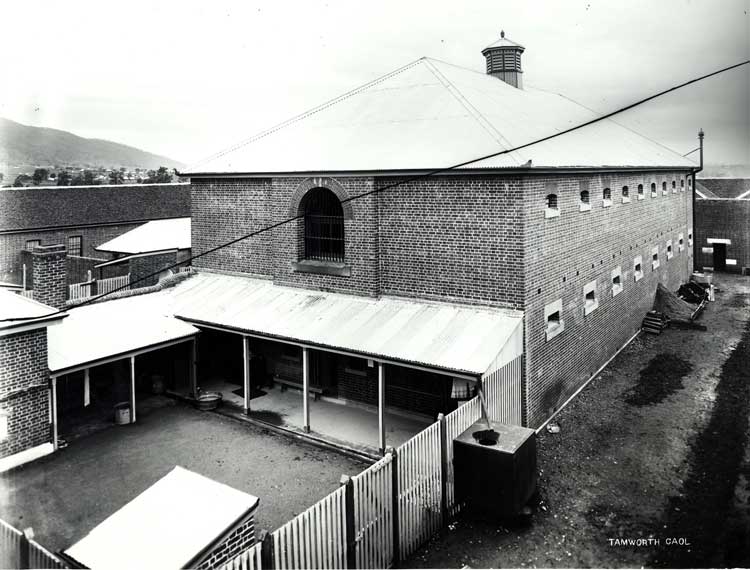 Tamworth gaol, n.d. Photo ID: SRNSW 4481_a026_000672.jpg Tamworth gaol, n.d. Photo ID: SRNSW 4481_a026_000672.jpg