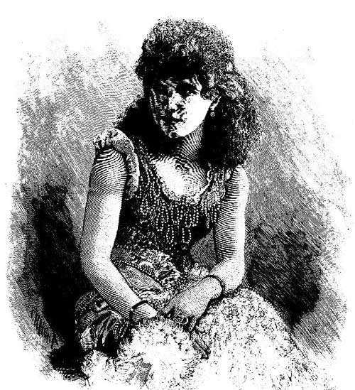 “Miss Carrie Swain. Now performing in the ‘Miner’s Daughter’ at the Criterion Theatre.” Image: Illustrated Sydney News, Mon 16 May 1887, p. 1. Reproduction: Peter de Waal