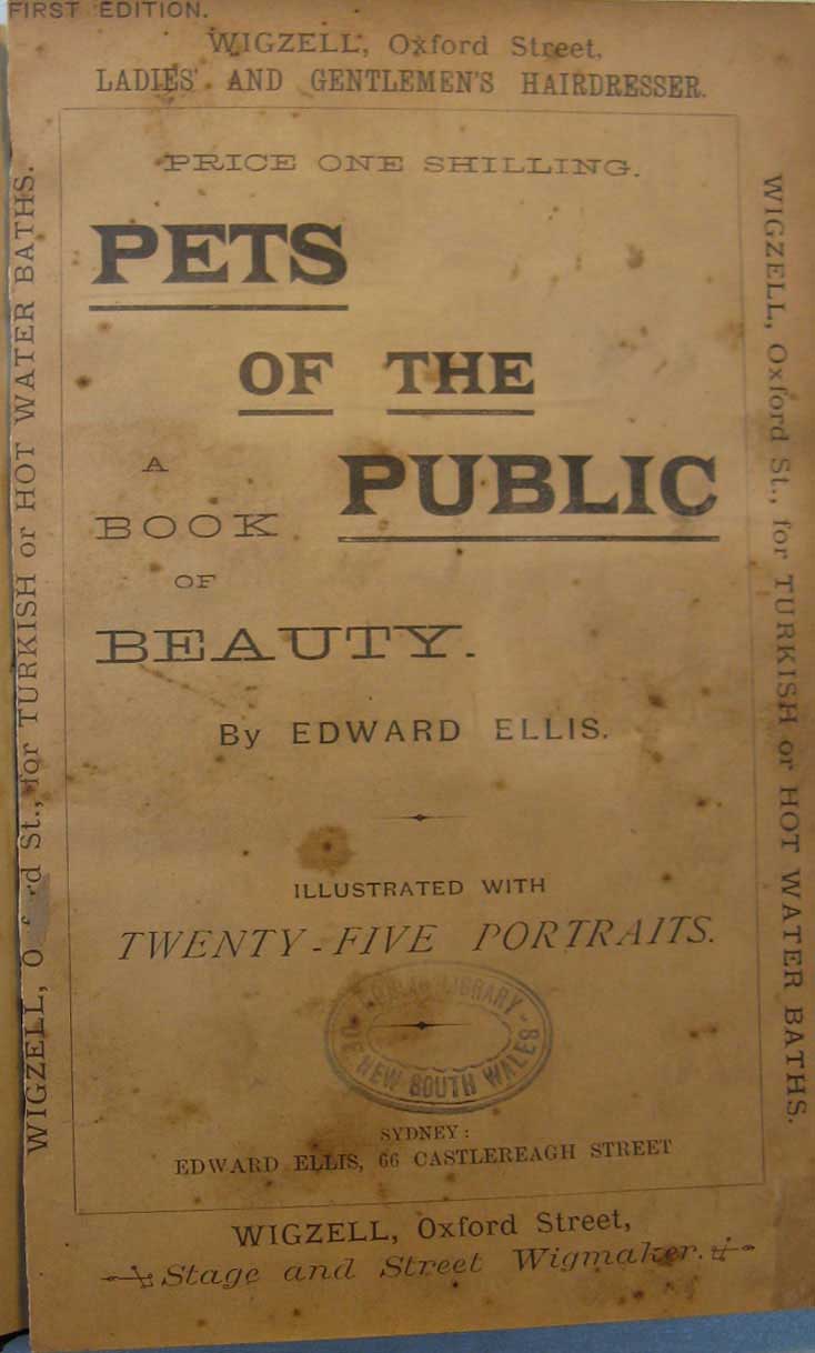 Pets of the Public, 1888. Photo: Peter de Waal