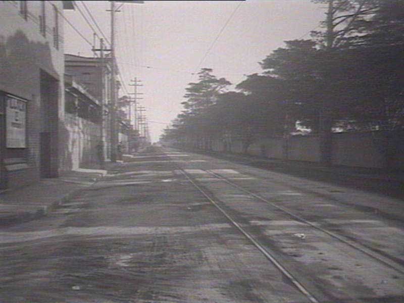 Balmain Road at Callan Park, Jun 1927. Cecily Street just out of sight on left. Image: NSW State Library collection. Reproduction: Peter de Waal Balmain Road at Callan Park, Jun 1927. Cecily Street just out of sight on left. Image: NSW State Library collection. Reproduction: Peter de Waal
