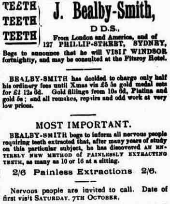Later occupant of 127 Phillip street. Image: Windsor and Richmond Gazette, Sat 14 Oct 1899, p. 11. Reproduction: Peter de Waal Later occupant of 127 Phillip street. Image: Windsor and Richmond Gazette, Sat 14 Oct 1899, p. 11. Reproduction: Peter de Waal