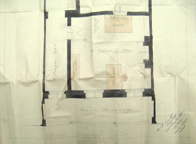 Ground floor plan, front of 127 Phillip Street, Sydney. Photo: Peter de Waal Ground floor plan, front of 127 Phillip Street, Sydney. Photo: Peter de Waal
