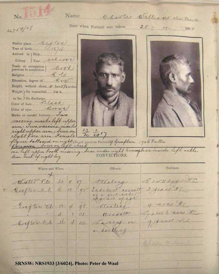 SRNSW: NRS1933, [3/6024], Photograph descriptions books (Foreigners), 1898-1928, No. 1514, p. –.