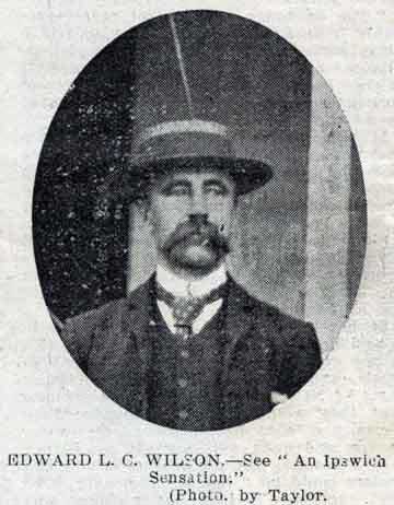 Wilson, convicted of indecent assault and suspected of murdering the lad, Alfred Stephen Hill. Image: <em>The Queenslander</em>, Sat 14 Jan 1899, p. 75. Reproduction: SLQ