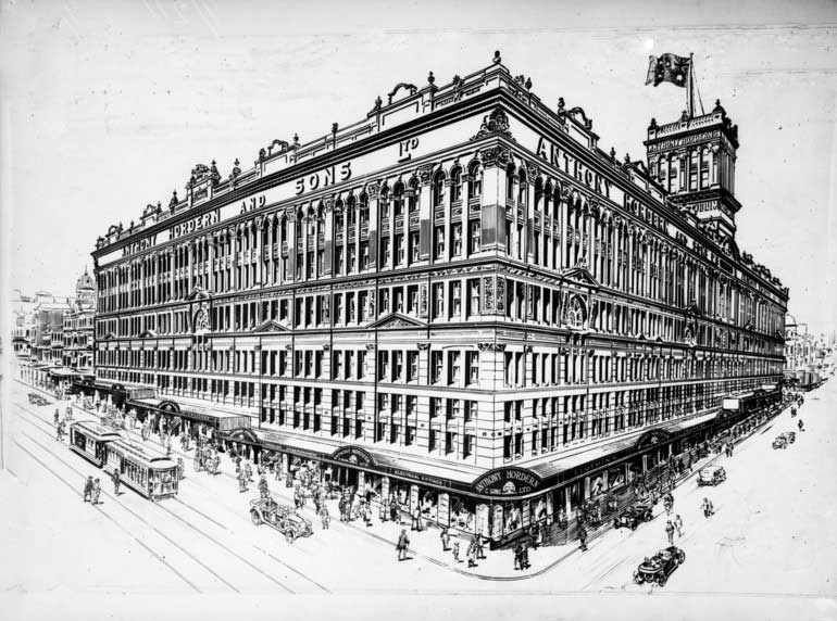 Anthony Hordern & Sons Ltd, (Brickfield Hill, NSW), c. 1902-1947. Image: NSW State Library collection. Reproduction: Peter de Waal