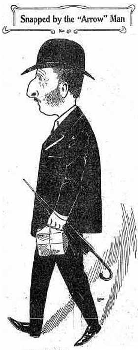 Mr George Henry Smithers, SM. Image: The Arrow, (Syd, NSW), Sat 23 Jun 1906, p. 1. Reproduction: Peter de Waal
