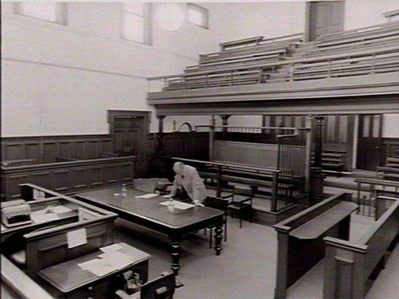 Balmain courtroom, 29 May 1979. Image: NSW State Library. Reproduction: Peter de Waal Balmain courtroom, 29 May 1979. Image: NSW State Library. Reproduction: Peter de Waal