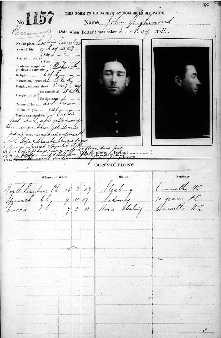SRNSW: NRS2397, [3/6012], Parramatta photographic description book, 1909-1914, No. 1157, p. 80, R5138. Emphasis added.