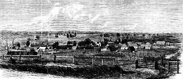 Murrumburrah township. Source: The Sydney Mailand NSW Advertiser, Sat 20 Sep 1879, p.452. Reproduction: Peter de Waal Murrumburrah township. Source: The Sydney Mailand NSW Advertiser, Sat 20 Sep 1879, p.452. Reproduction: Peter de Waal