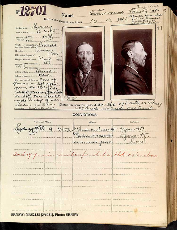 SRNSW: NRS2138, [3/6081], Darlinghurst Photograph description books, 1912-1913, No. 12701, p. 49, R5116.