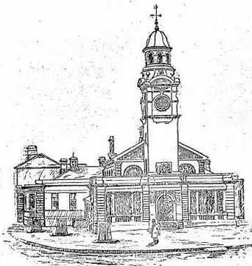 West Maitland courthouse. Image: The Maitland Daily Mercury, (NSW), Mon 31 Oct 1898, p. 4. Reproduction: Peter de Waal