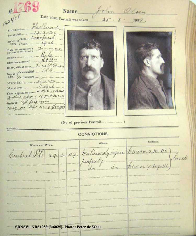 SRNSW: NRS1933, [3/6025], Photograph descriptions books (Foreigners), 1898-1928, No. 1769, p. –.