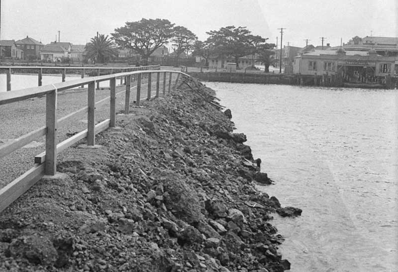 Stockton ferry wharf, top right. Image: NSW State Library collection. Reproduction: Peter de Waal Stockton ferry wharf, top right. Image: NSW State Library collection. Reproduction: Peter de Waal