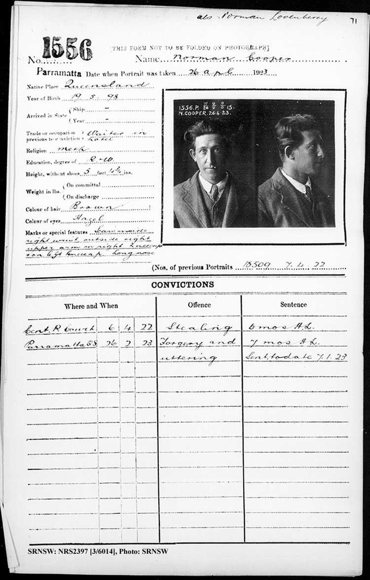 SRNSW: NRS2397, [3/6014], Parramatta photographic description book, 1917-1928, No. 1556, p. 71, R5138.
