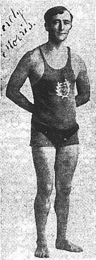 Thomas Morris, 1922. Image: The Referee, (Sydney, NSW), Wed 7 Jul 1922, p. 13. Reproduction: Peter de Waal