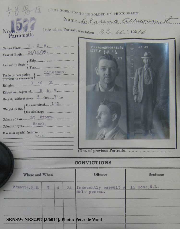 SRNSW: NRS2397, [3/6014], Parramatta photographic description book, 1917-1928, No. 1577, p. 95, R5138.