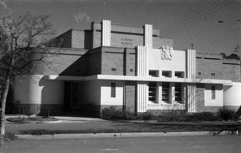 Shepparton courthouse, Vic, 1920-1954. Image: Vic State Library collection. Reproduction: Peter de Waal
