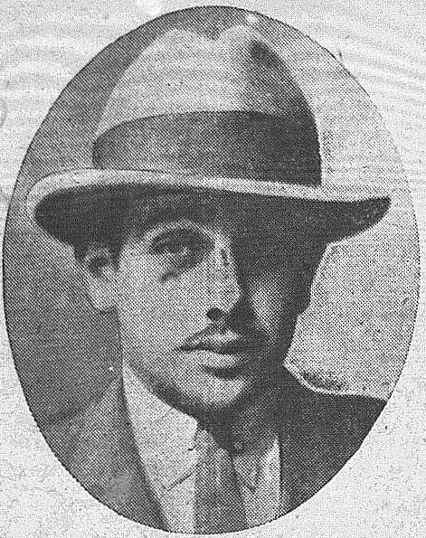 Neville Maurice Harris. Image: Truth, (Syd, NSW), Sun 28 Nov 1926, p. 13. Reproduction: Peter de Waal