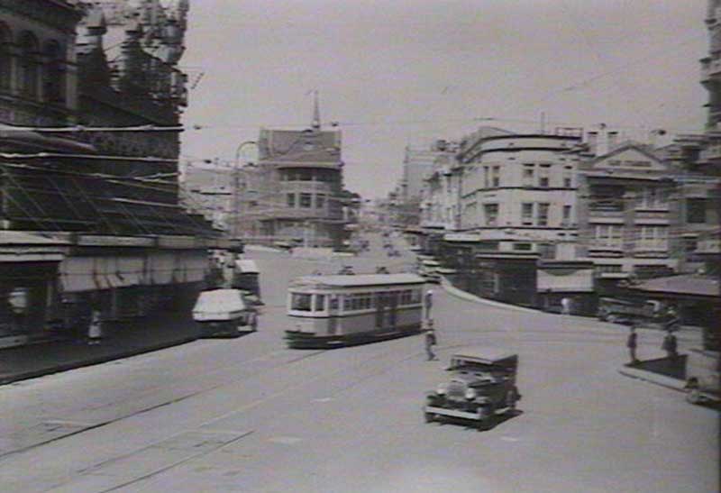 Tram, Kings Cross, NSW, Jan 1934. Image: NSW State Library collection. Reproduction: Peter de Waal