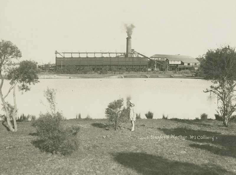 Stanford Merthyr Colliery, 1924. Image: SA State Library collection, B63003. Reproduction: Peter de Waal