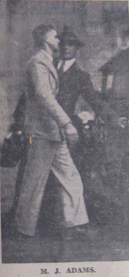 Mikiel John Adams. Image: The Daily Telegraph, Sat 10 Apr 1937, p.1. Reproduction: Peter de Waal
