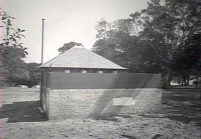 Sydney Domain, new latrine for men, n.d. Image: NSW State Library collection. Reproduction: Peter de Waal